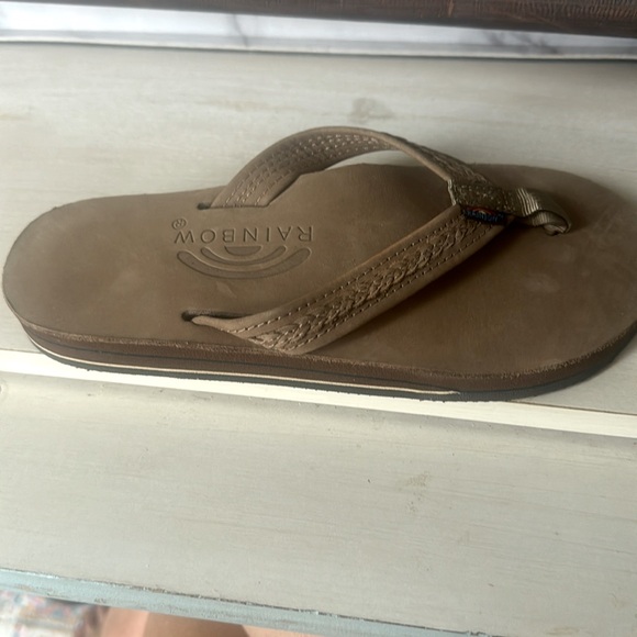 Rainbow flip flops women’s size small 5.5-6.5 brand new - Picture 3 of 4